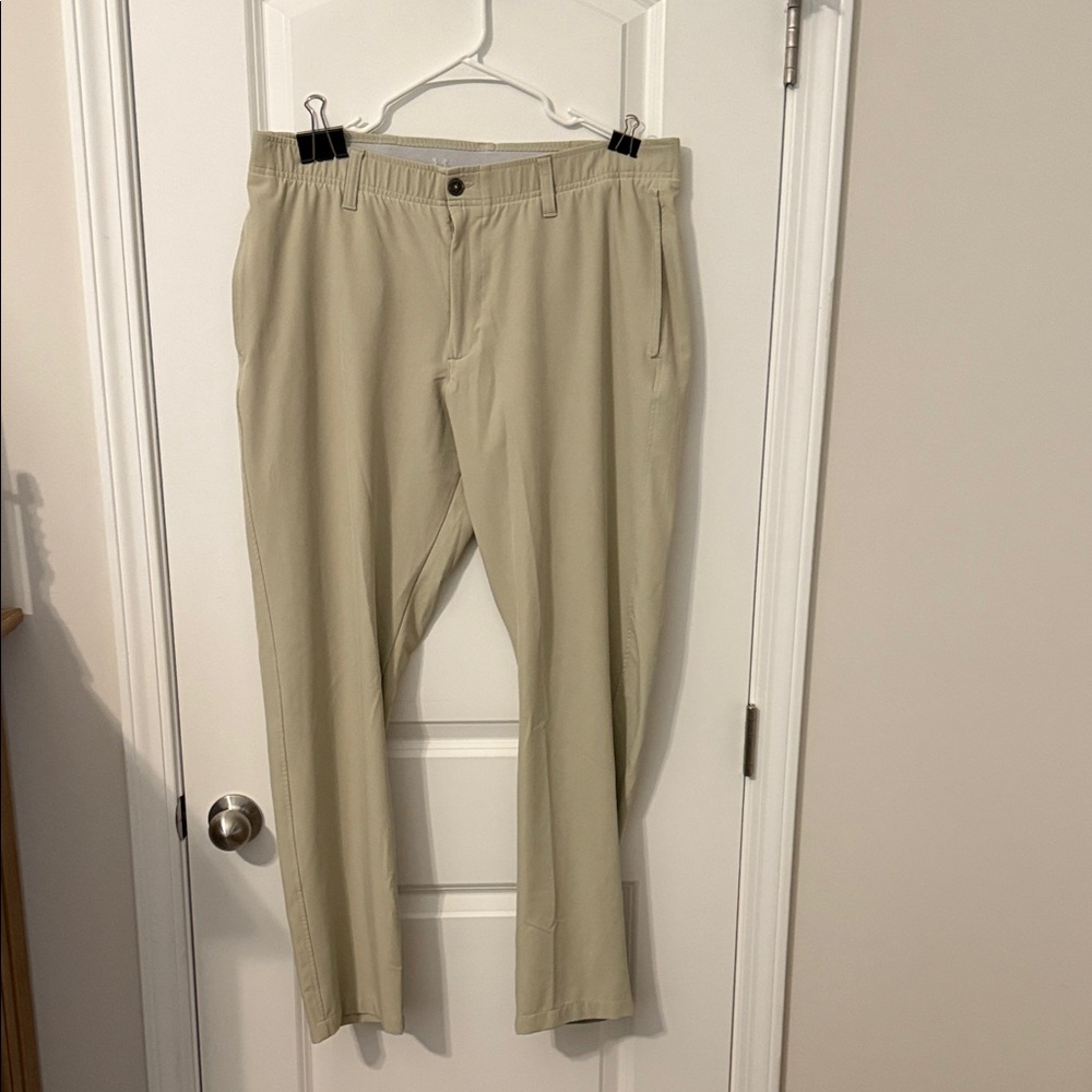 Men's Under Armour Golf Athletic Tan Pants